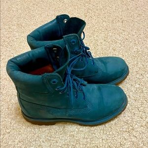 Teal Timberlands
